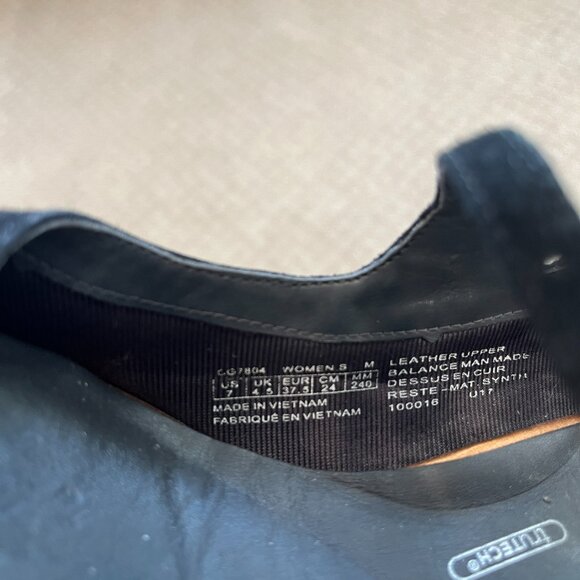 Rockport Double Strap Black Suede Leather Mary Jane Block Heel Pumps Size 7 - Picture 6 of 6